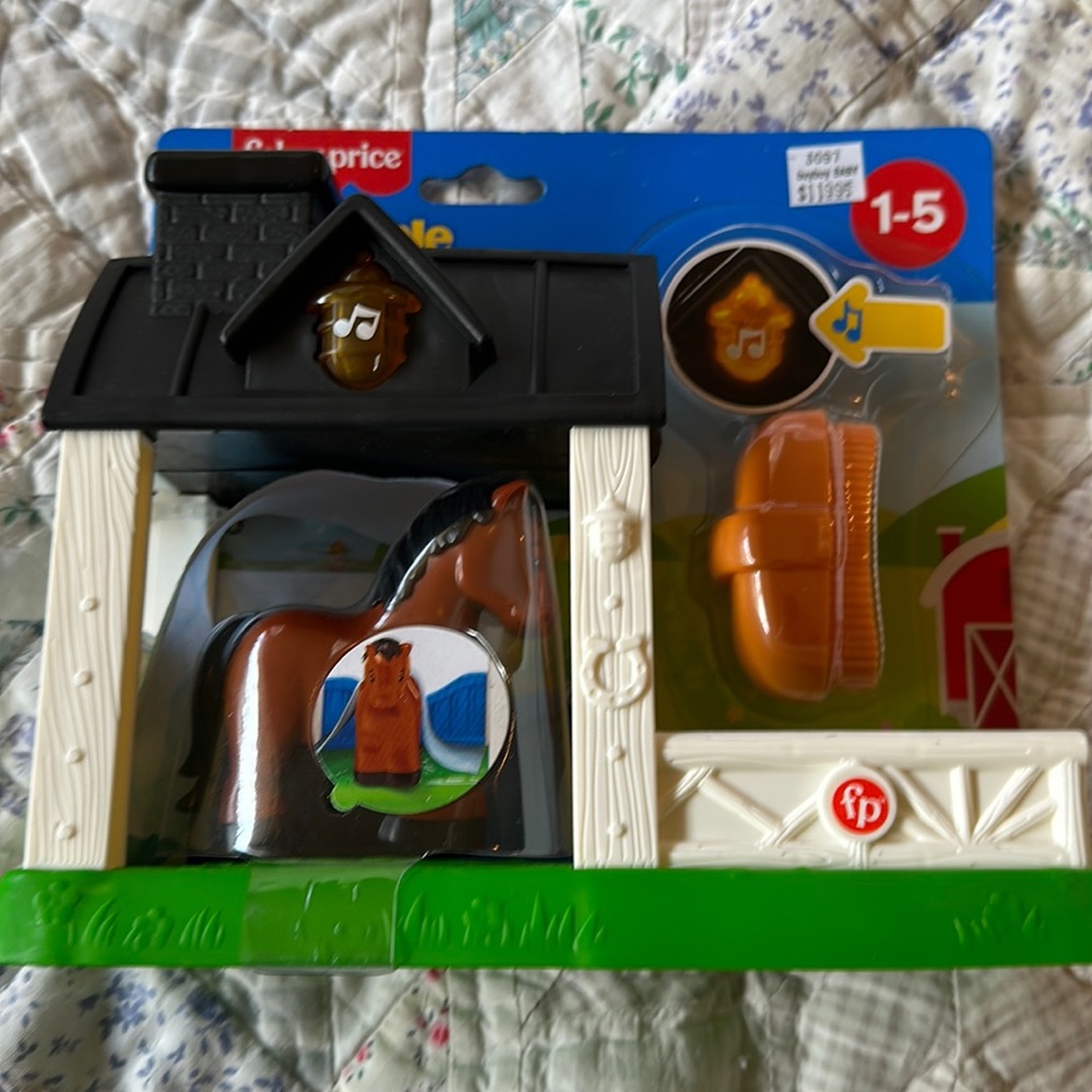 Fisher, price little people horse set